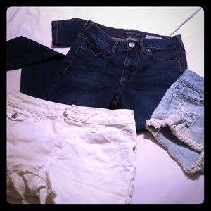 Lot of 2 shorts & 1 jeans